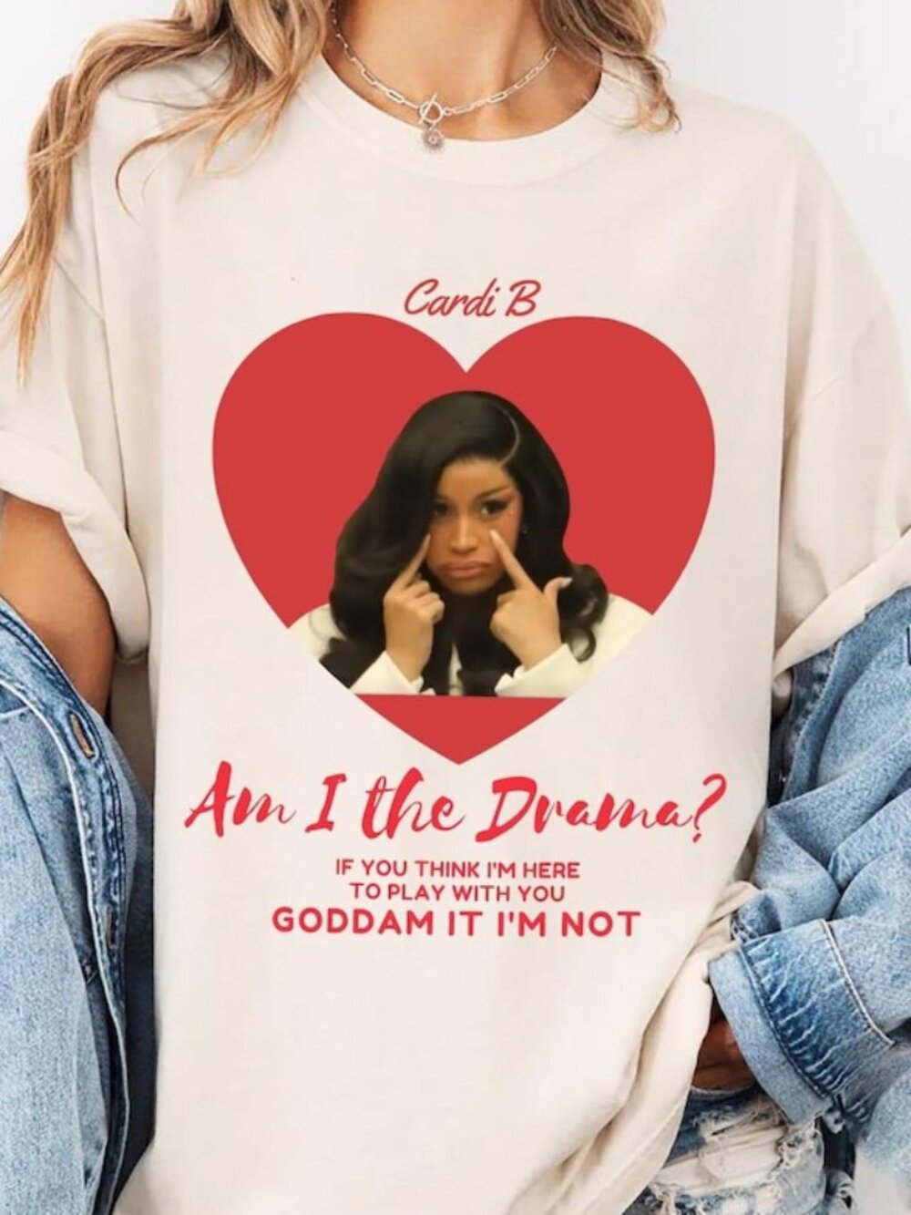 Cardi B Little Am I The Drama Tour T-Shirt